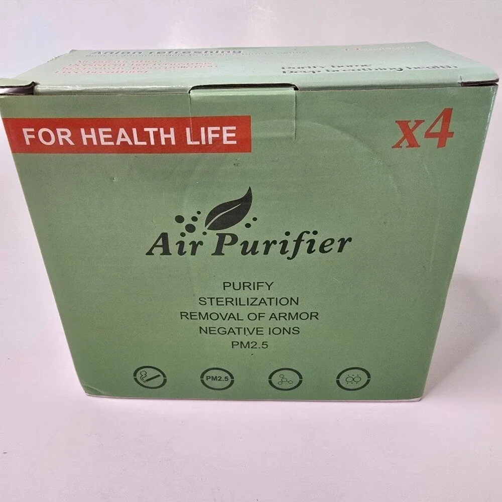 New 4 Pack Plug In Air Purifier Negative Ion Smoke Odor Dust Eliminator for Home